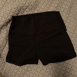 Black lululemon align shorts